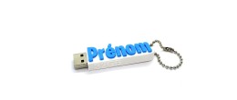 Clé USB Personnalisée 1 - 32 go - USB 3.0 - Personnalisable avec Texte - 1 à 2 couleurs (au choix parmis 18 couleurs)