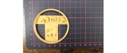 Lion - Personnalisable avec prénom et âge - Emporte-pièce