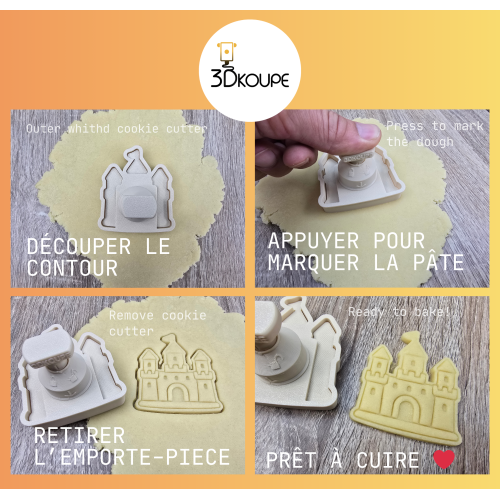 Emporte-pièces à poussoir - Thème médiéval